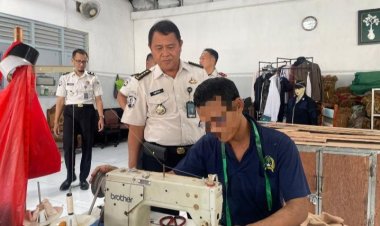 Kabid Pembimbingan Kemasyarakatan Apresiasi Pengelolaan Lingkungan Rutan Pekalongan